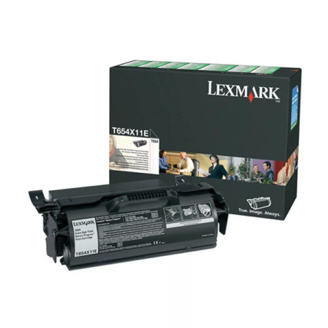 Lexmark – Toner-Modul EHY return schwarz T654X11E T654 36’000 Seiten, One Size