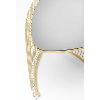 KARE Design Beistelltisch Wire Triangle gold (2er-Set)  