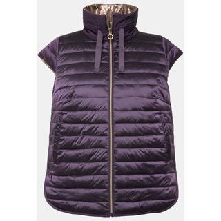 Ulla Popken  Gilet double face con manichette, collo alto e bottoni automatici 