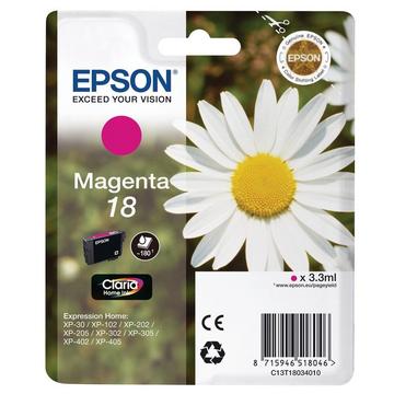 EPSON Tintenpatrone magenta T180340 XP 30/405 180 Seiten