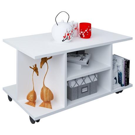 VCM Holz Beistelltisch  Findula  