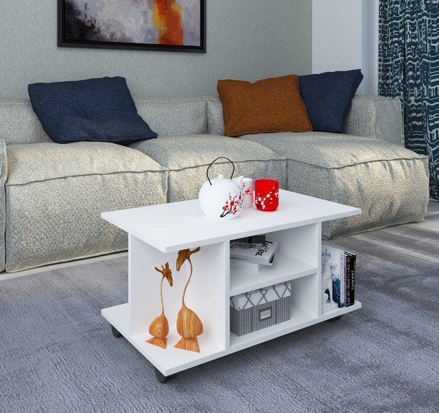 VCM Table d'appoint en bois Findula  