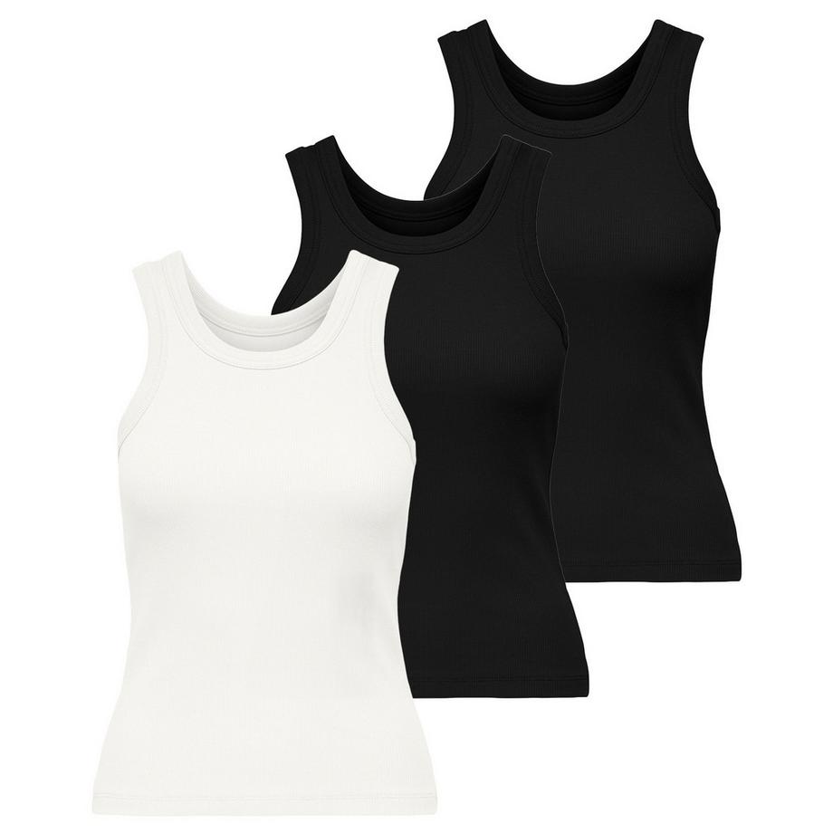 Maglietta Donne Confezione da 3 Vestibilità confortevole-ONLVAL LIFE TANKTOP 3P