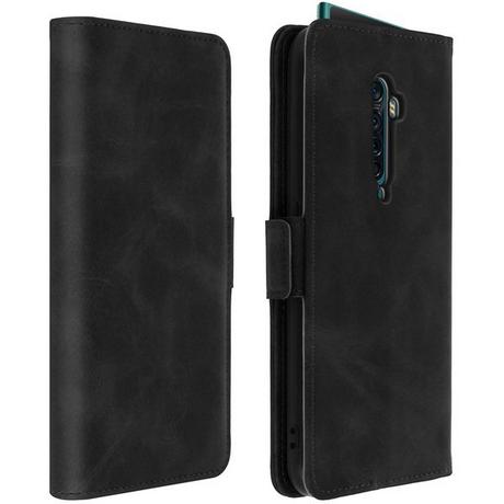 Avizar  Flip Book Cover Oppo Reno 2 Schwarz 