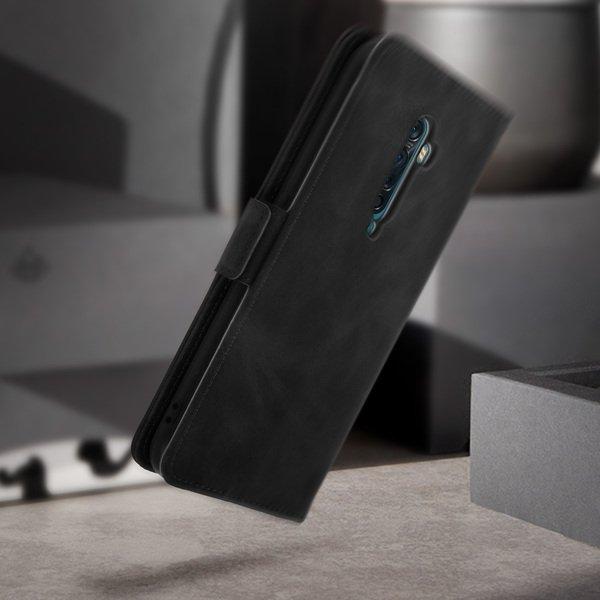 Avizar  Flip Book Cover Oppo Reno 2 Schwarz 