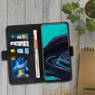 Avizar  Flip Book Cover Oppo Reno 2 Schwarz 