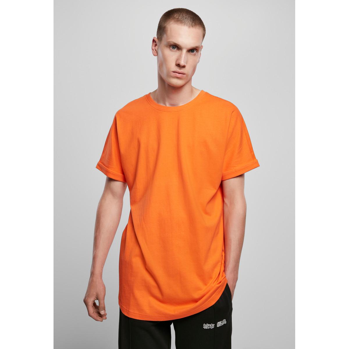 URBAN CLASSICS Turnup Long Shaped T-Shirt  