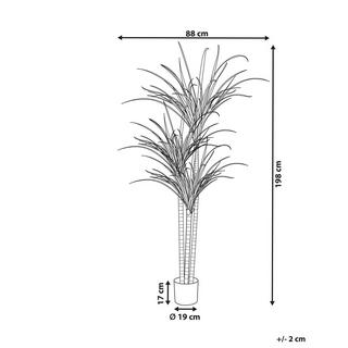 Beliani Plante artificielle en Matière synthétique DRACAENA ANITA  