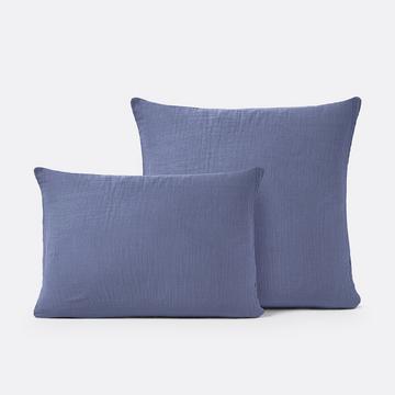 Kopfkissenbezug Kumla aus Baumwoll-Musselin