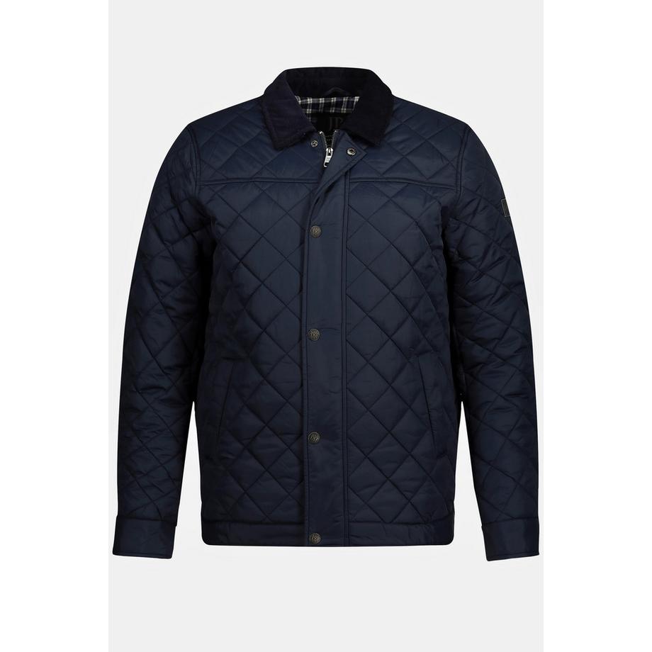 JP1880 Steppjacke Cordkragen Zipper  