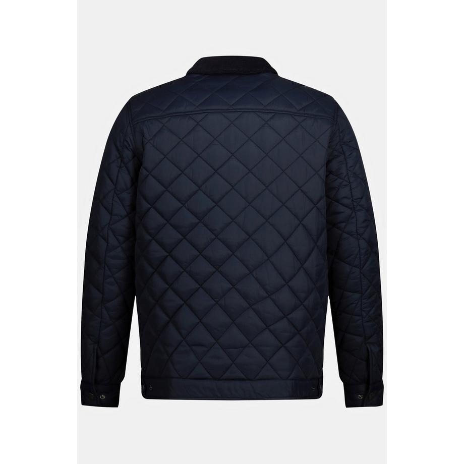 JP1880 Steppjacke Cordkragen Zipper  