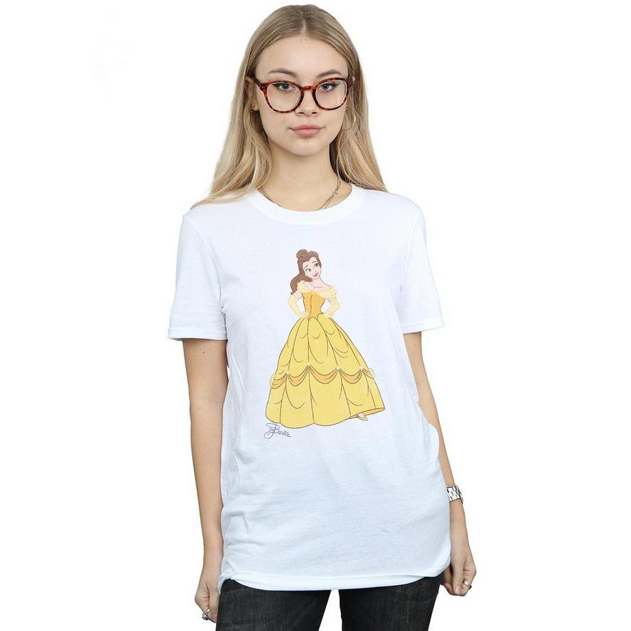 Beauty And The Beast Belle Principessa T-Shirt Stampata  