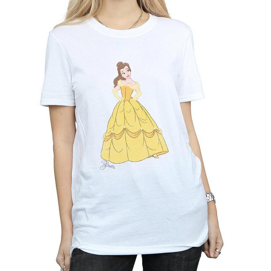 Beauty And The Beast Belle Principessa T-Shirt Stampata  