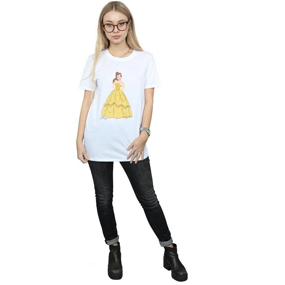 Beauty And The Beast Belle Principessa T-Shirt Stampata  