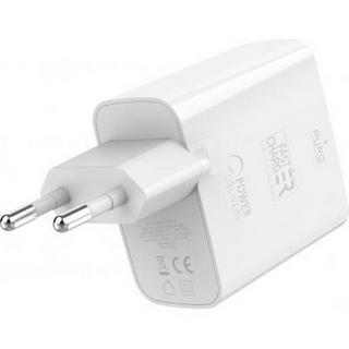 Puro®  Ladegerät mit Dual USB-A / USB-C PD-Buchse und 32W (12-20 W) 