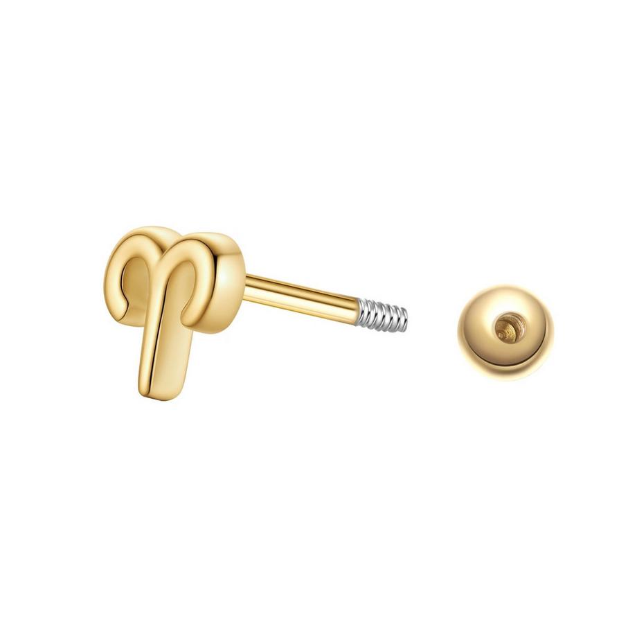 Glanzstücke München  Piercing Sterling Silber gelbgold 