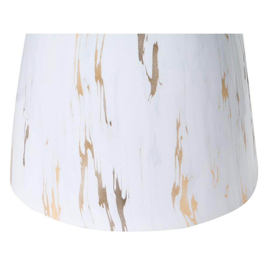 Beliani Table d'appoint en Métal Glamour WABBY  