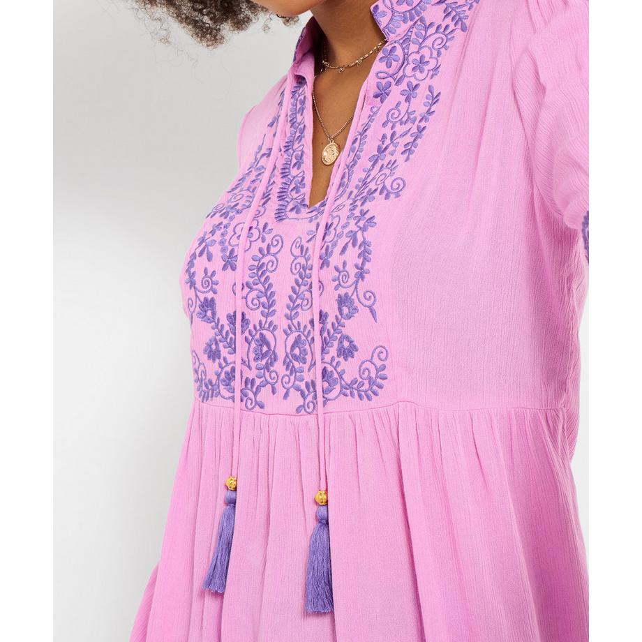 Joe Browns Blouse brodée à pompons et lien  