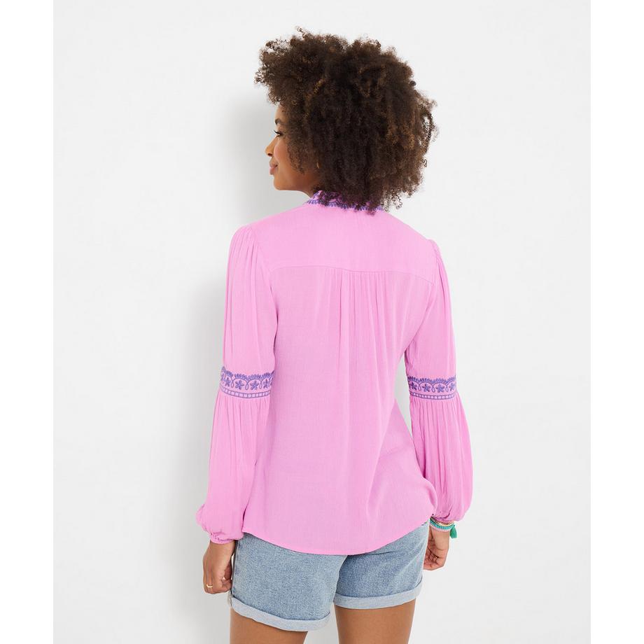 Joe Browns Blouse brodée à pompons et lien  