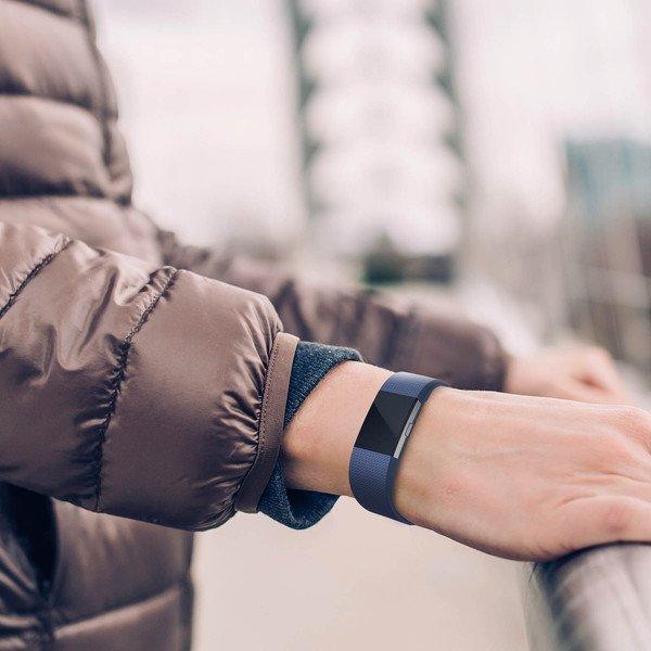 Avizar  FitBit Charge 2 Silicone Armband Blau 