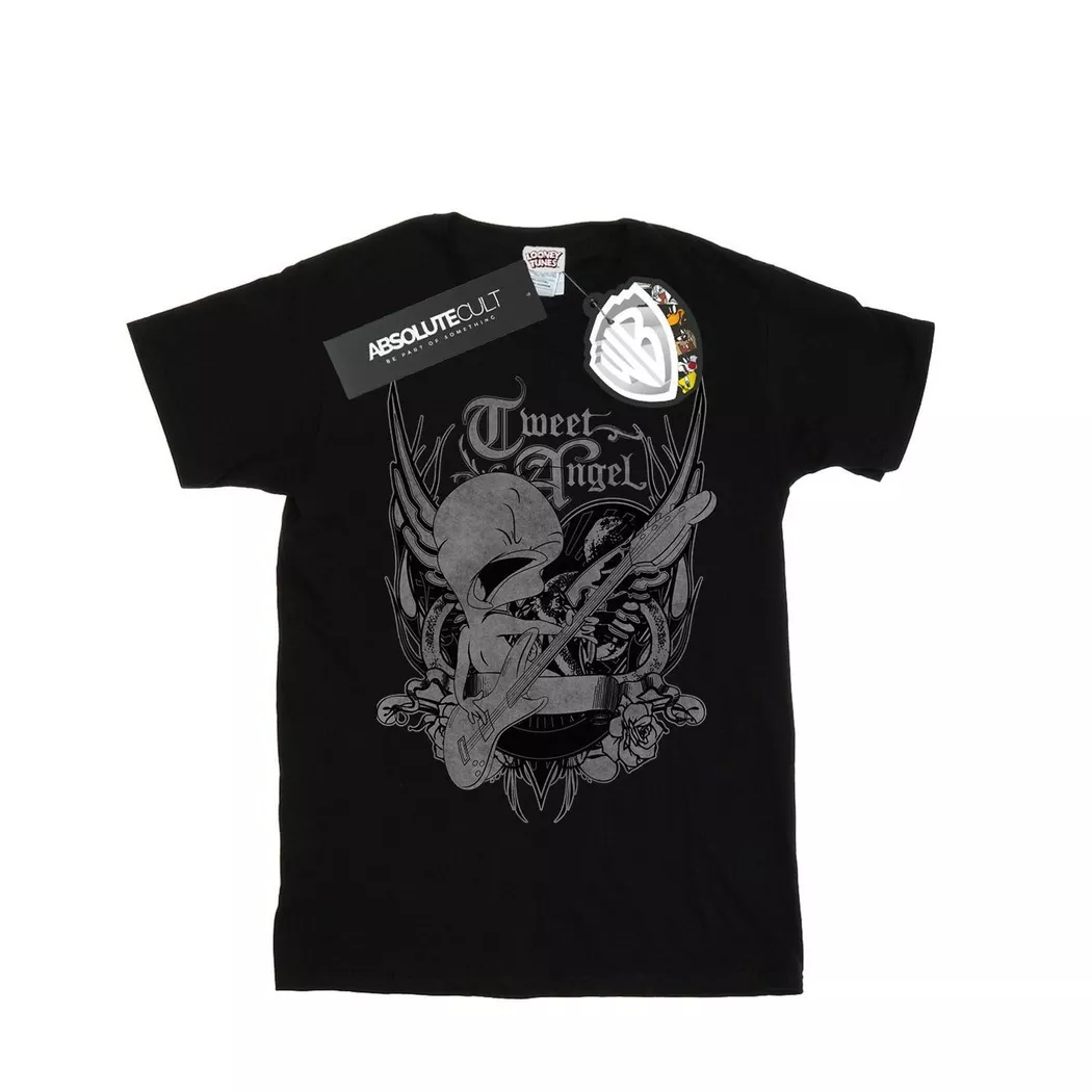 LOONEY TUNES - Tweety Pie Rock TShirt, für Damen, Schwarz, Größe S