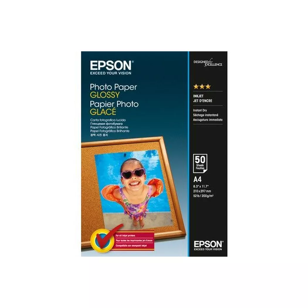 Epson Photo Paper Glossy - A4 - 50 sheets