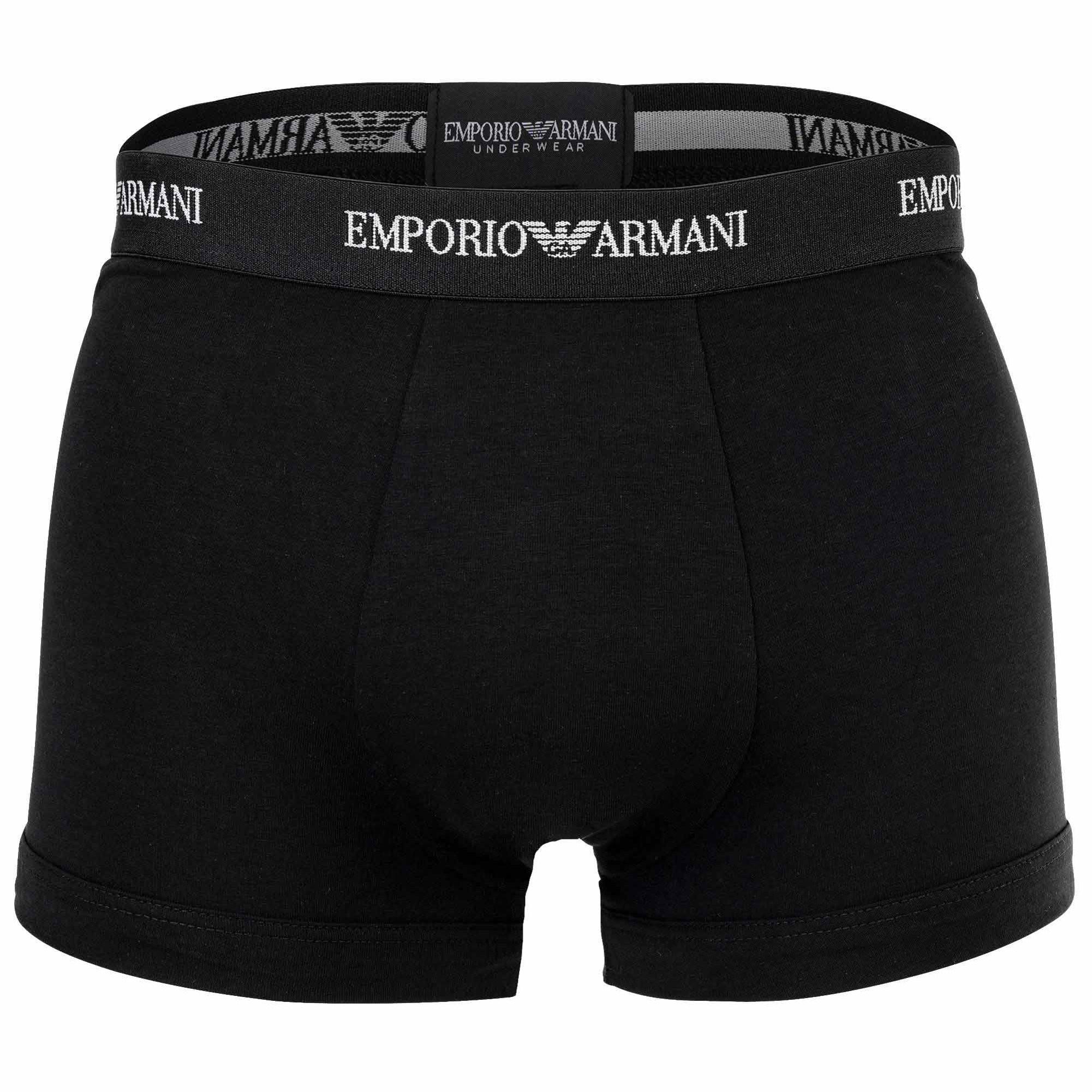 EMPORIO ARMANI Core Logoband Boxershorts 3er Pack Figurbetont  