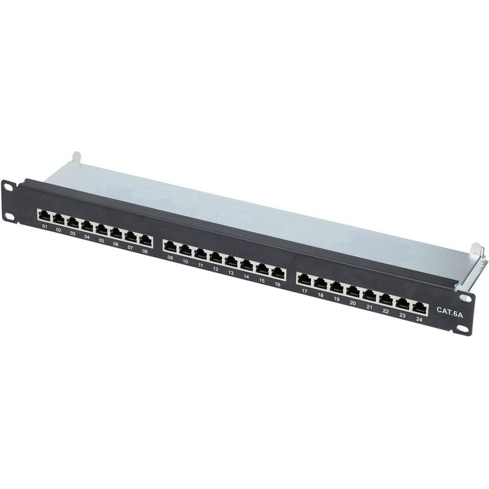 Renkforce  24 Port Netzwerk-Patchpanel 483 mm (19) CAT 6a 1 HE 