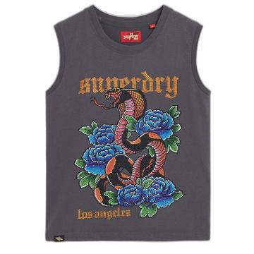 tanktop mit strasssteinen tattoo-effekt damen