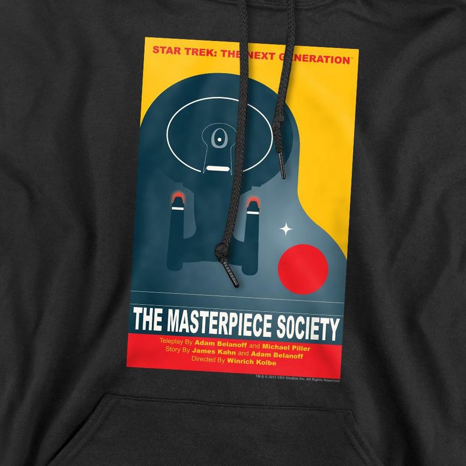 Star Trek The Next Generation Season 5 Episode 13 Felpa con Cappuccio  