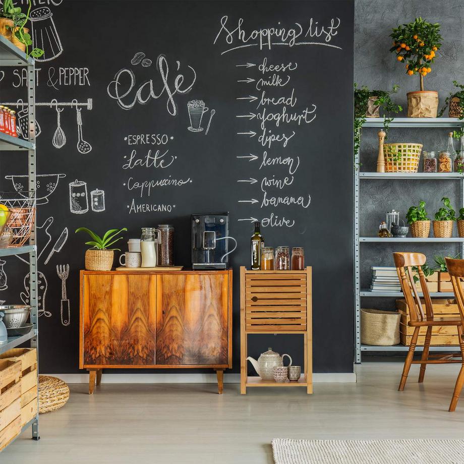 B2X Étagère de salle de bain en bambou à 3 niveaux  