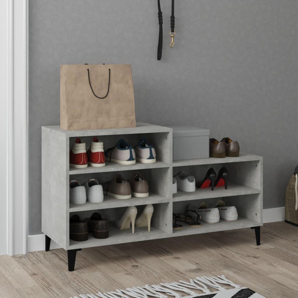 VidaXL Armoire à chaussures bois d'ingénierie  