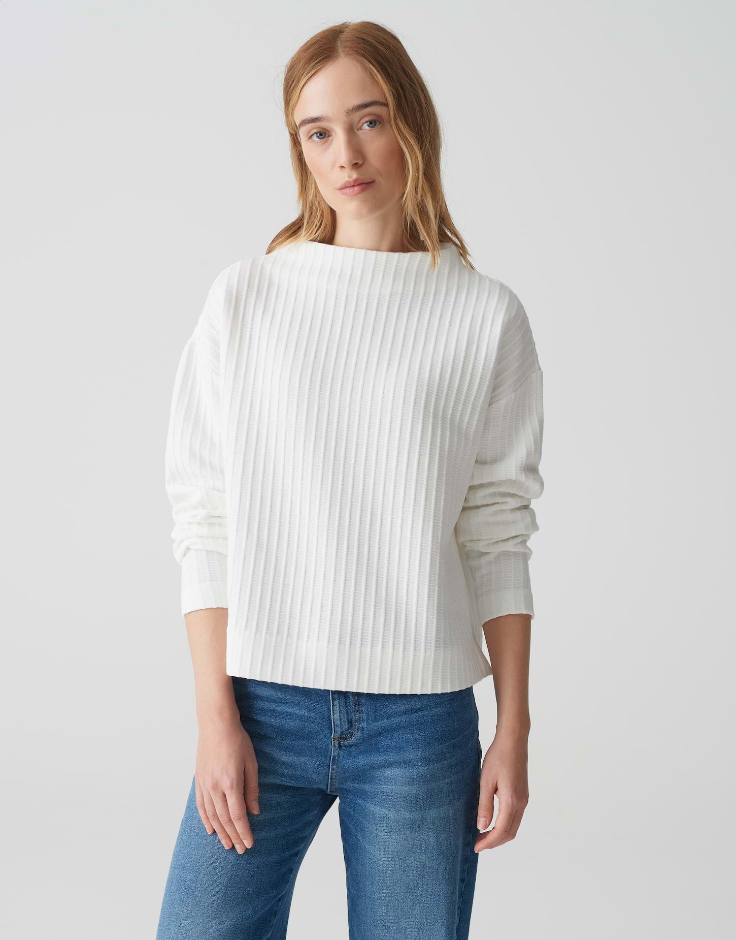 OPUS  Sweater Gynami gerader Schnitt 