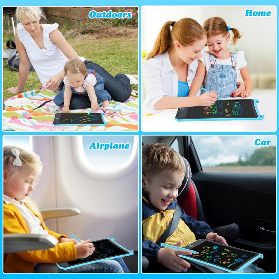 Activity-board  Tableau magique 2 packs fonction d'effacement Planche à dessin avec crayon 
