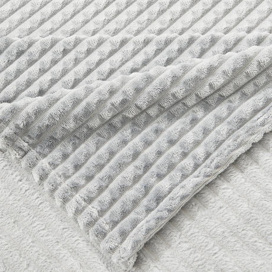 Alopini Morbida coperta in pile a righe  