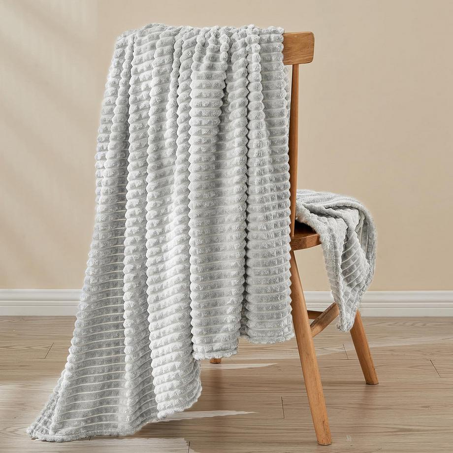 Alopini Morbida coperta in pile a righe  