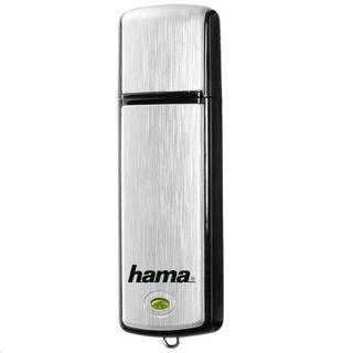 hama  USB-Stick Fancy - 16 GB, USB 2.0, 10MB/s, Schwarz/Silber 