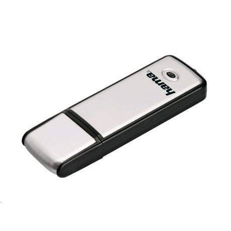 hama  USB-Stick Fancy - 16 GB, USB 2.0, 10MB/s, Schwarz/Silber 