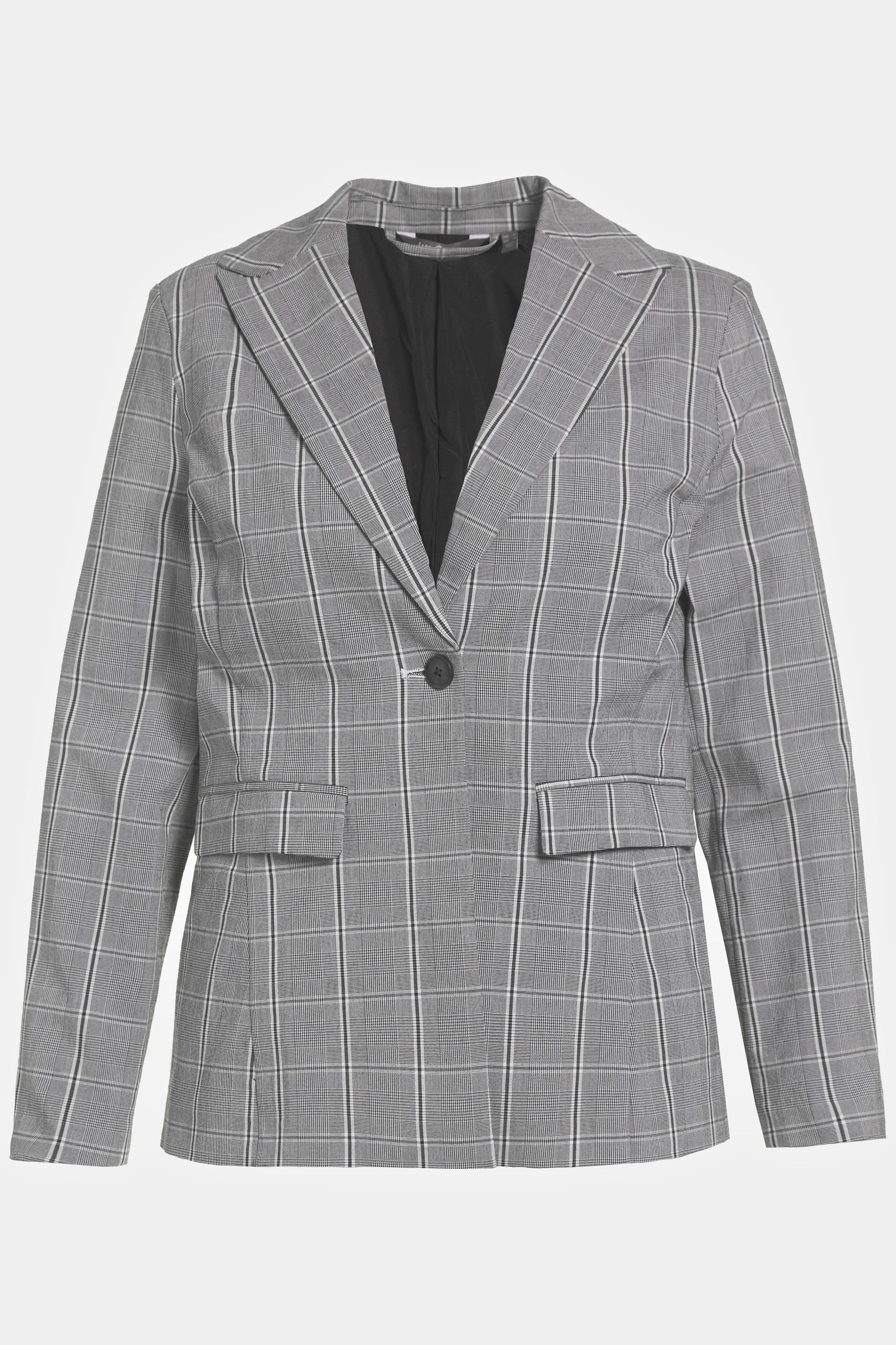 Ulla Popken  Blazer à carreaux 