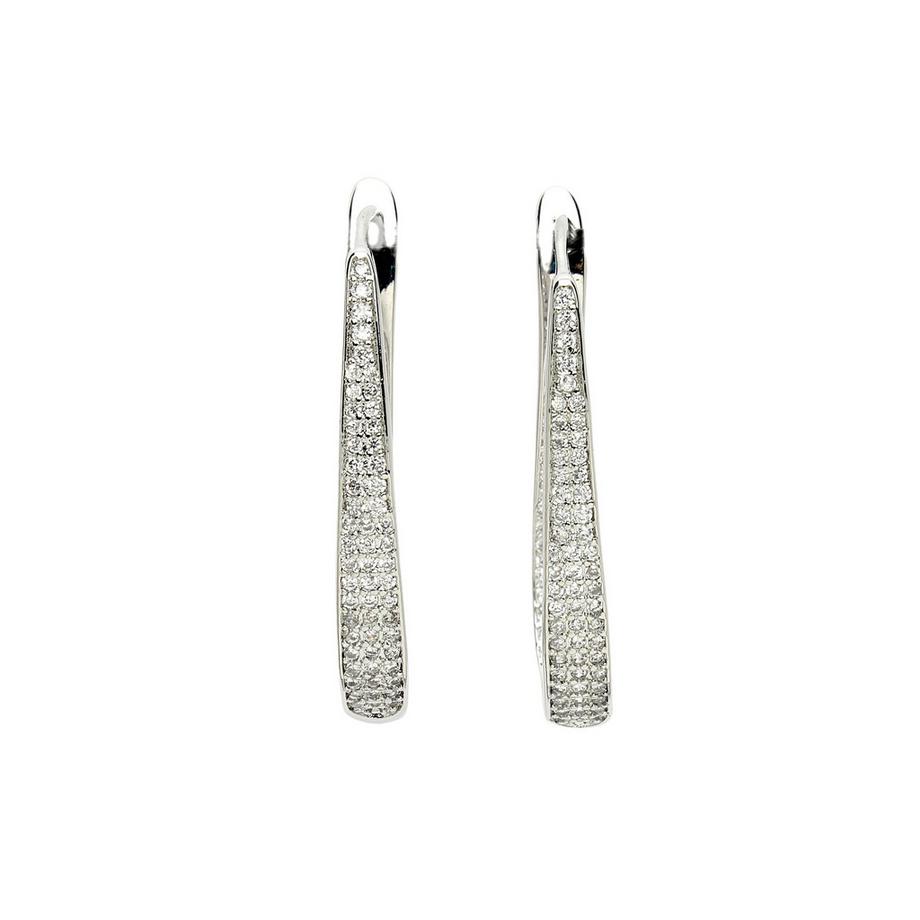 AVANT-GARDE PARIS  Diva Kollektion U-förmige Zirkonia-Creolen 