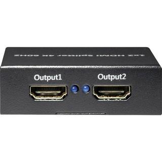 Maxtrack  HDMI-Splitter 3840 x 2160 Pixel Schwarz 