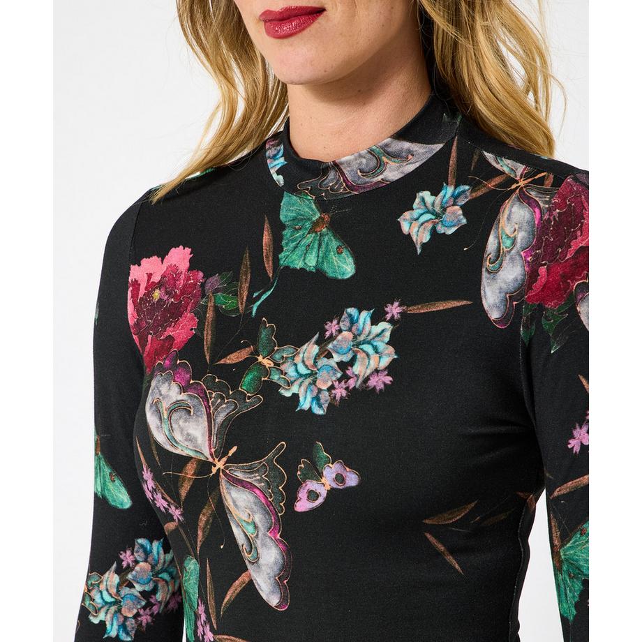 Joe Browns Mini abito in jersey con motivo a farfalla e collo alto  