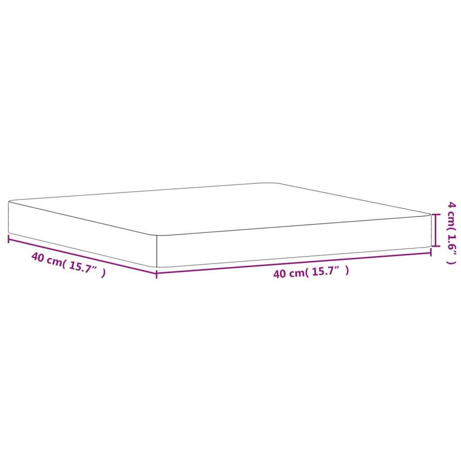 VidaXL Dessus de table bois  