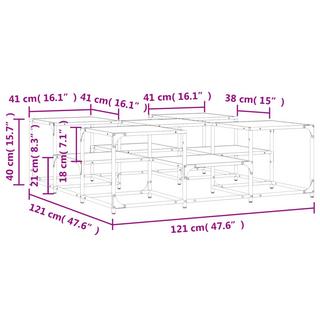 VidaXL Couchtisch holzwerkstoff  