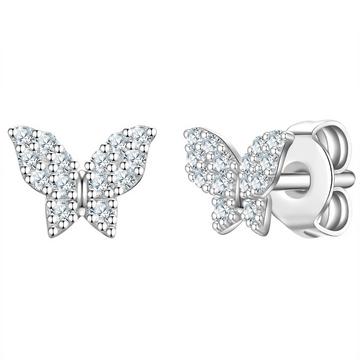 Femme Boucles d´oreilles Papillon