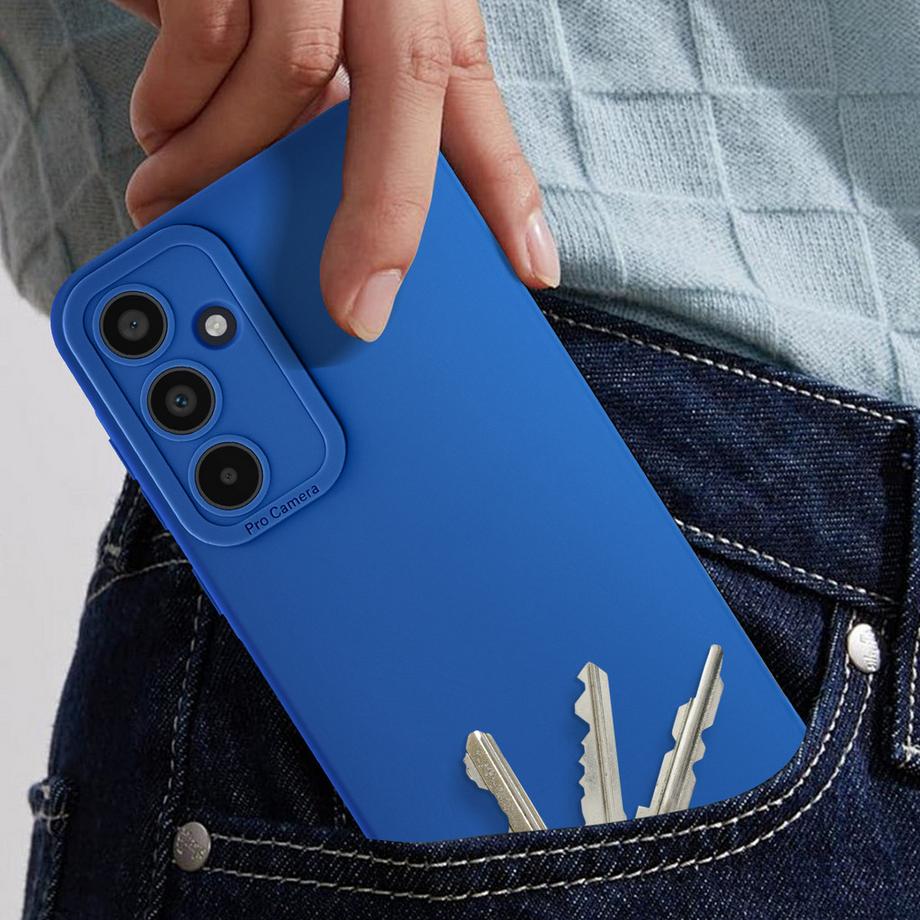 Avizar  Weiche Hülle Samsung A35 5G Königsblau 