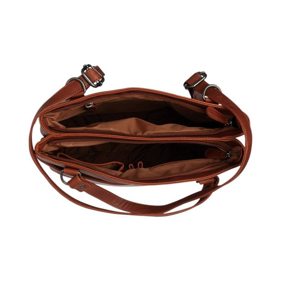 Chesterfield Sac cabas en cuir cognac  