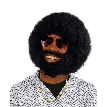 AfroPerücke mit Bart