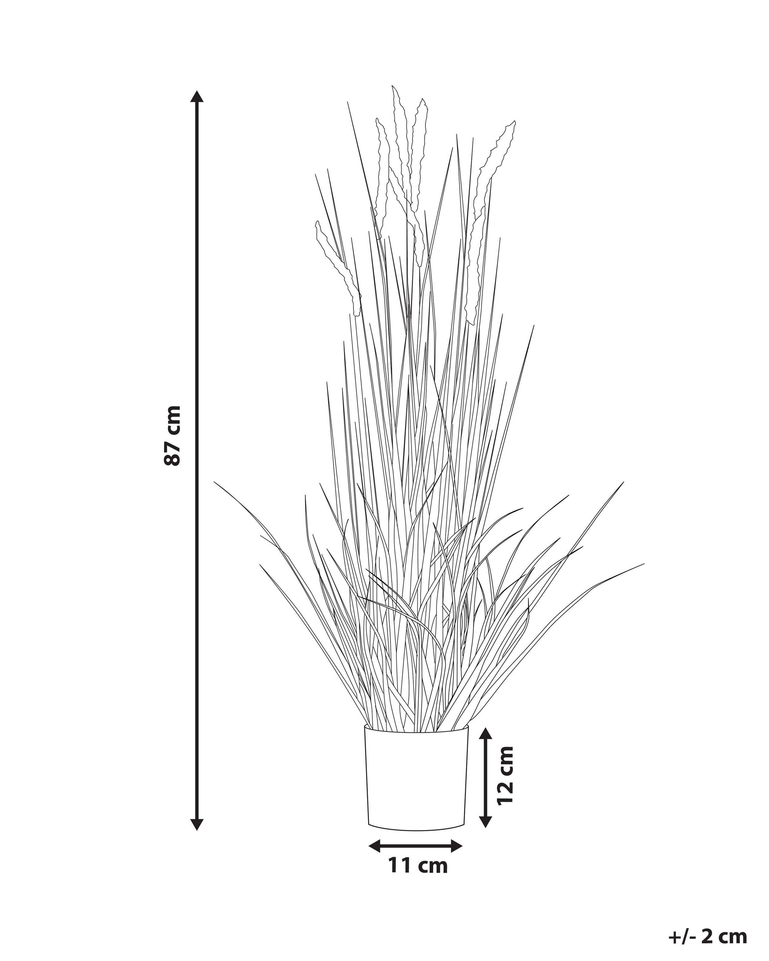 Beliani Pianta artificiale en Materiale sintetico Moderno REED PLANT  