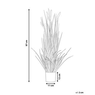 Beliani Kunstpflanze aus Kunststoff REED PLANT  